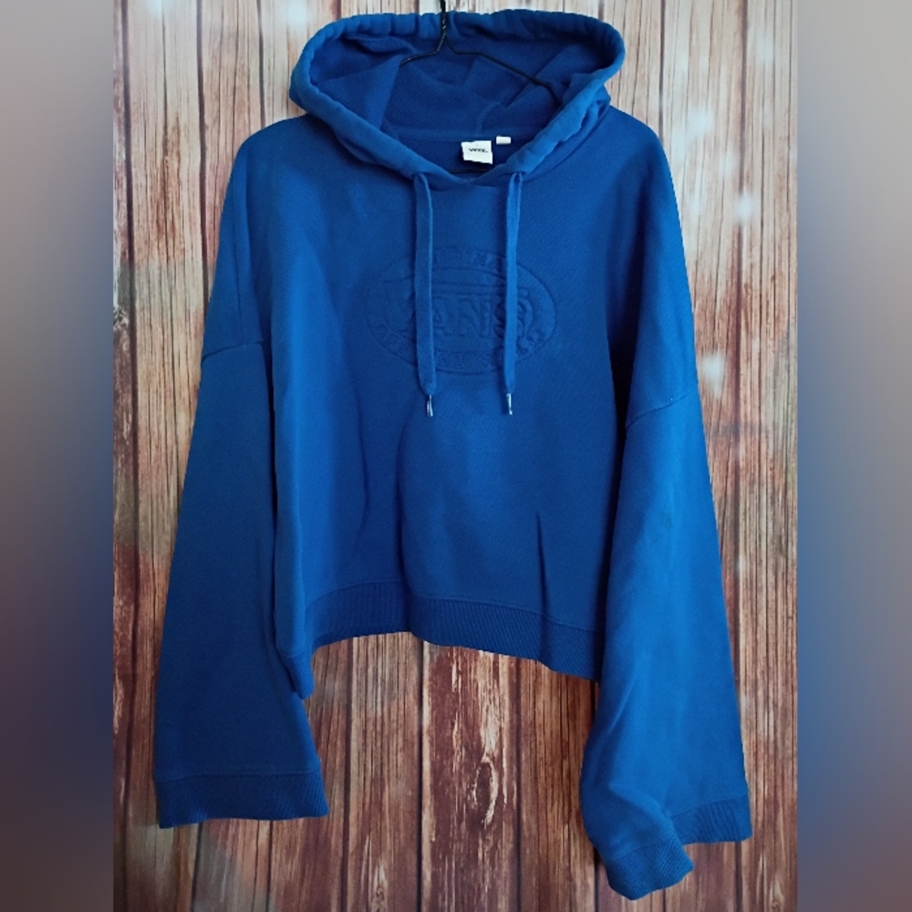 Vans Cropped Hoodie Bat Wing Sleeves